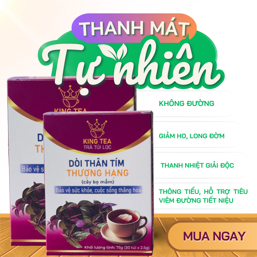 Liệu trình Trà Dòi Thân Tím